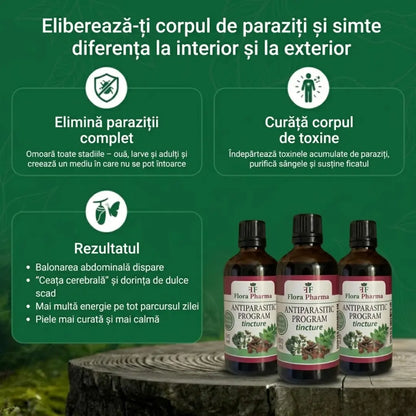Program antiparazitar - tinctură 100 ml