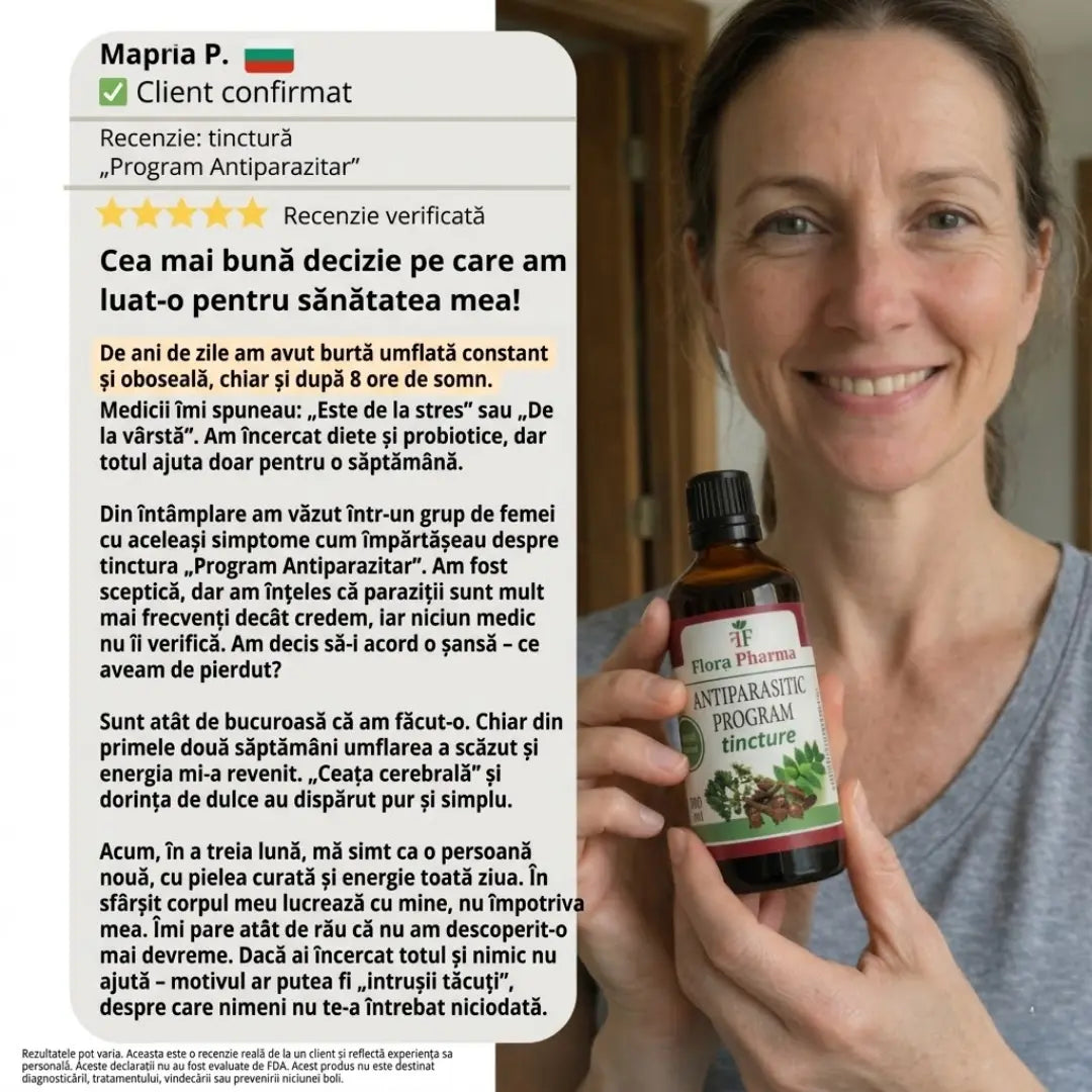 Program antiparazitar - tinctură 100 ml