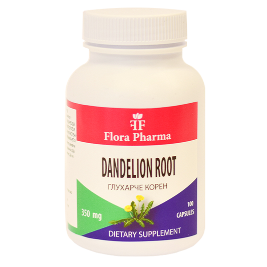 Papadia /Taraxacum/ – supliment alimentar 100 capsule, 350 mg - pentru colesterol ridicat si zahar din singe