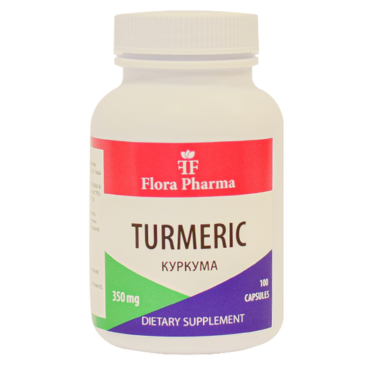 Turmeric – supliment alimentar 100 capsule, 350 mg -pentru probleme cu stomacul si digestiea