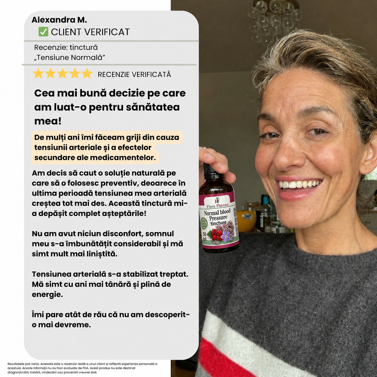 Tensiune arterială normală – tinctură 50 ml - pentru tensiune arterială crescută