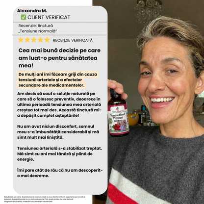 Tensiune arterială normală – tinctură 50 ml - pentru tensiune arterială crescută