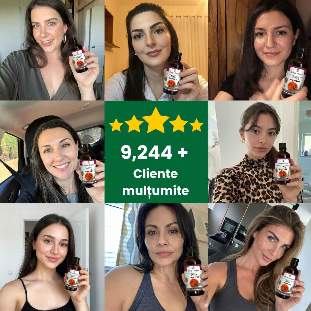 Turtă – tinctură 50 ml - pentru chisturi, fibroame și polipi