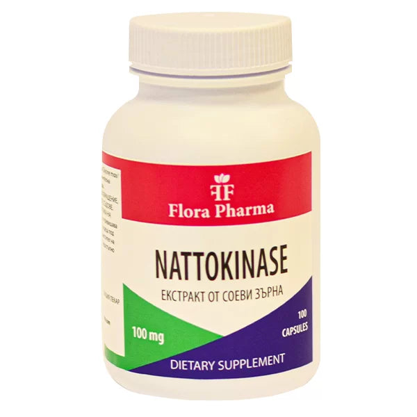 NATOKINAZA – supliment alimentar 100 capsule, 100 mg - suport natural pentru circulatie si inima