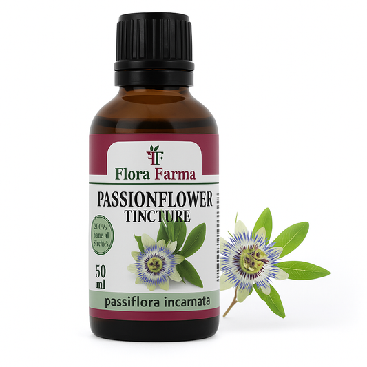 Tinctură de floarea pasiunii 50 ml - pentru stres, anxietate și insomnie