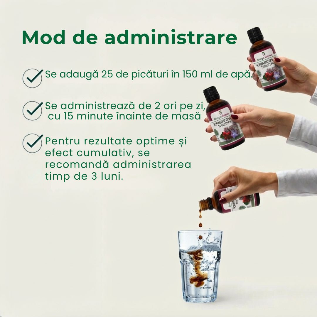 Tensiune arterială normală – tinctură 50 ml - pentru tensiune arterială crescută